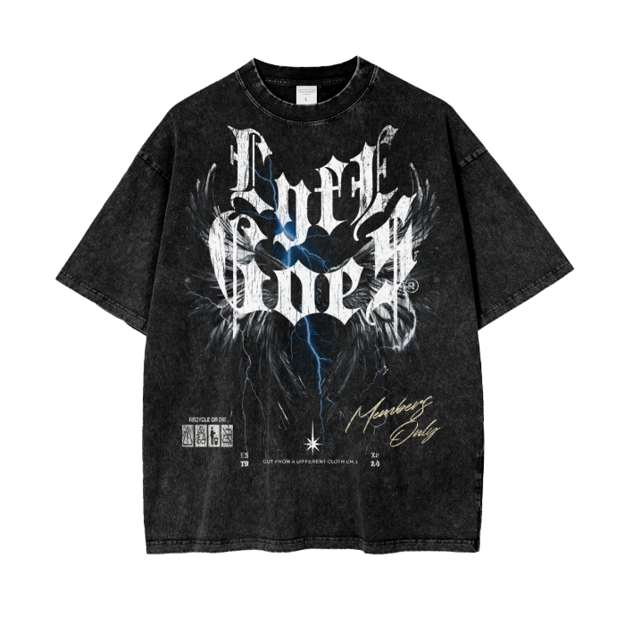 Lyfe Goes
“ Icarus wings” 
Premium vintage tee