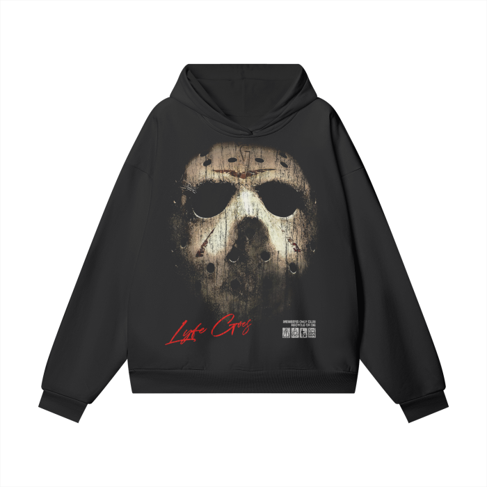 LyfeGoes X Jason oversized heavyweight hoodie